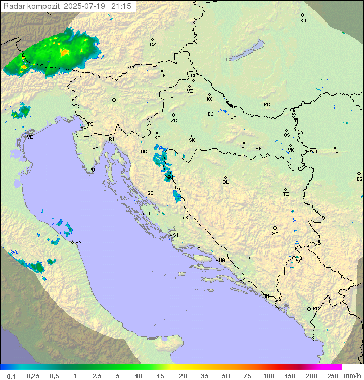 Padavine Hrvaška