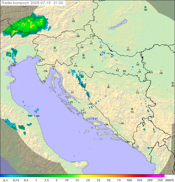 Padavine Hrvaška