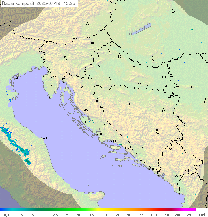 Padavine Hrvaška
