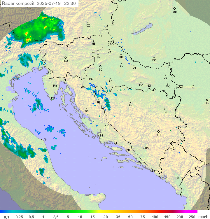 Padavine Hrvaška