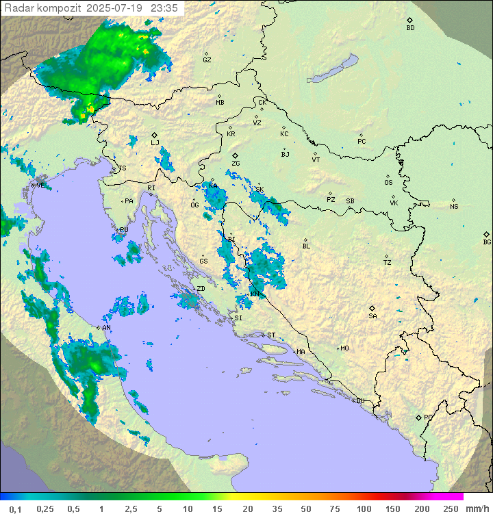 Padavine Hrvaška