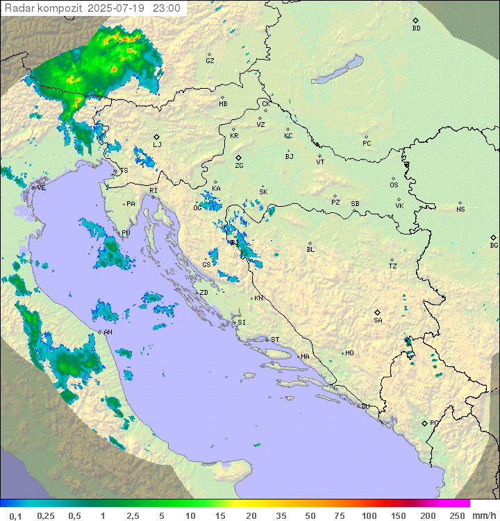 Padavine Hrvaška