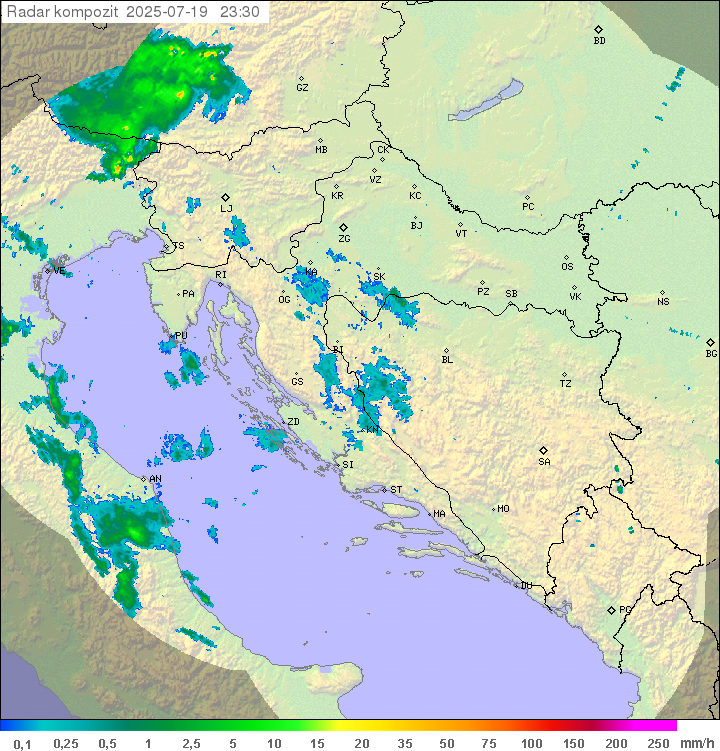 Padavine Hrvaška