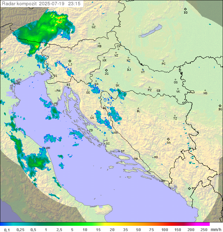 Padavine Hrvaška