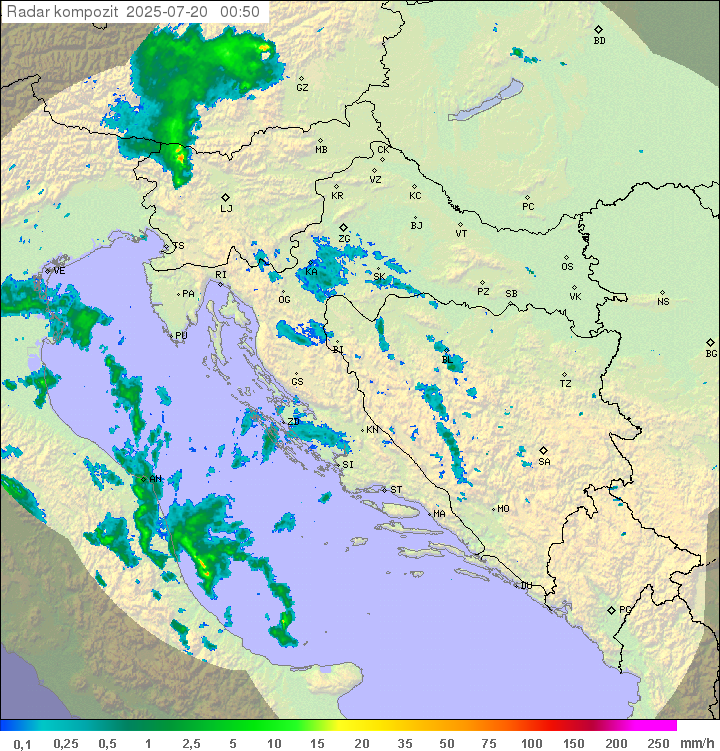 Padavine Hrvaška