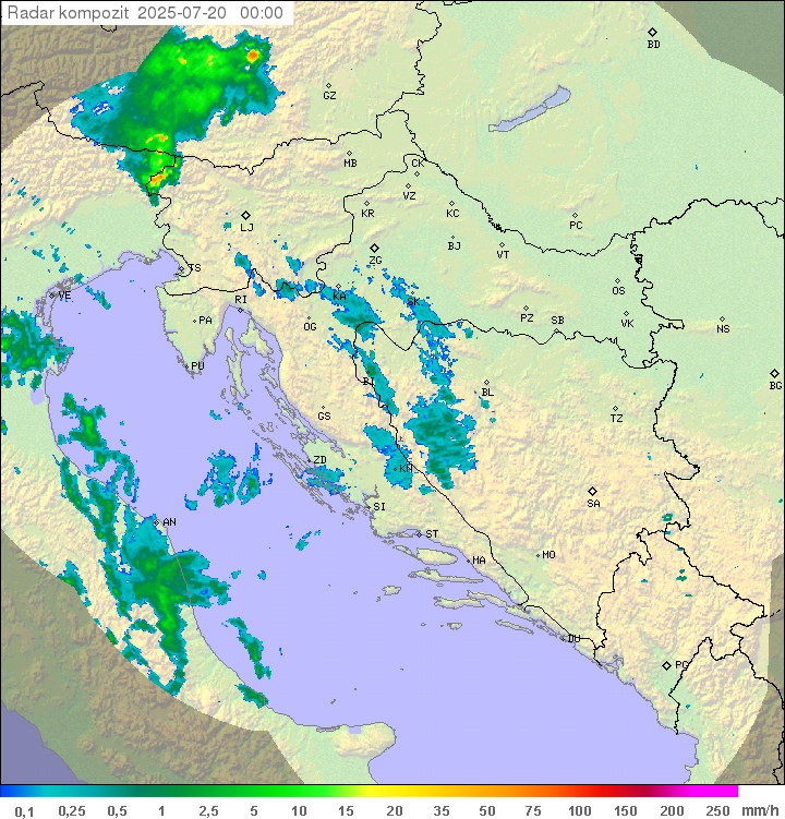 Padavine Hrvaška