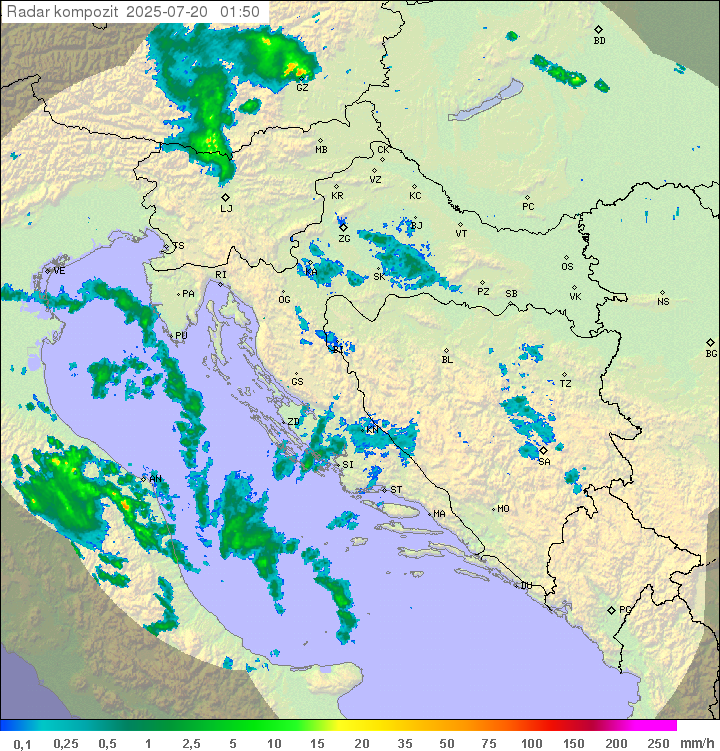 Padavine Hrvaška