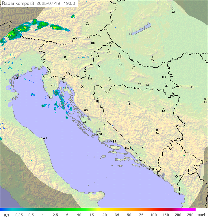 Padavine Hrvaška