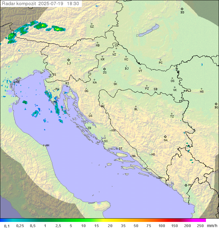 Padavine Hrvaška