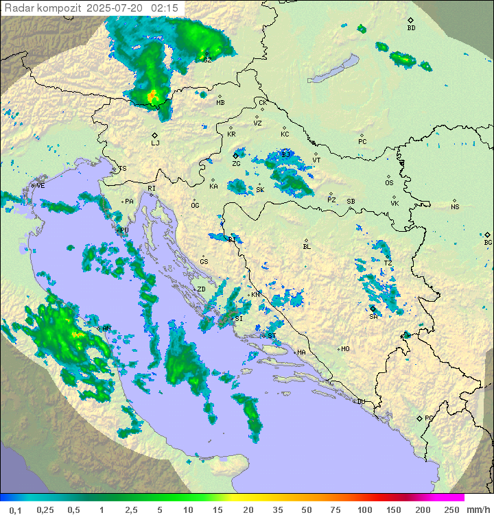 Padavine Hrvaška
