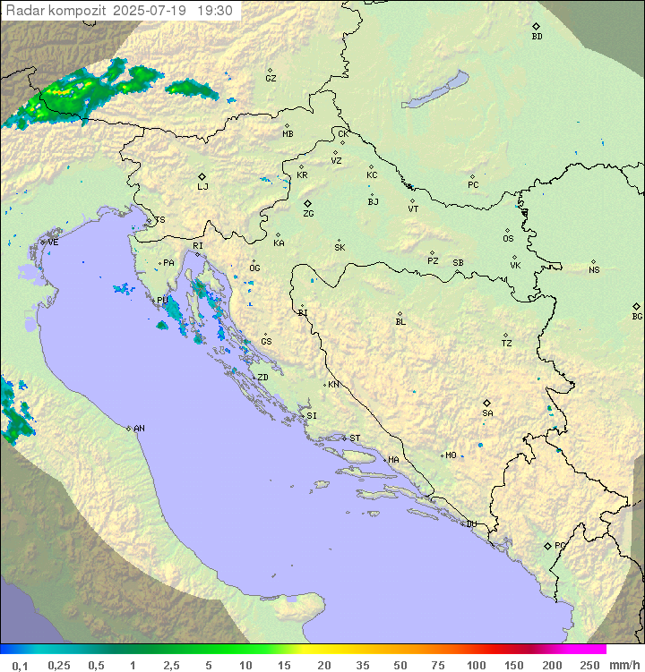 Padavine Hrvaška