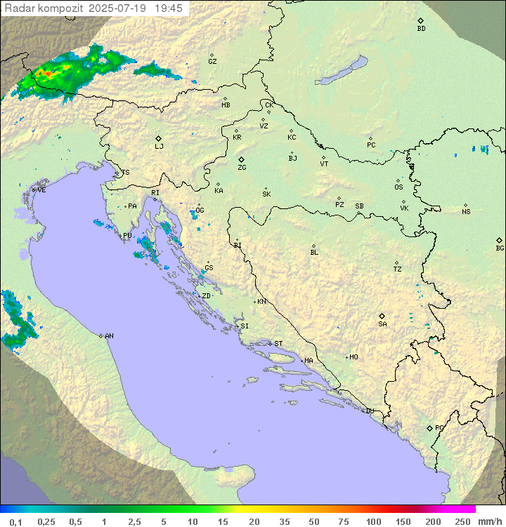 Padavine Hrvaška