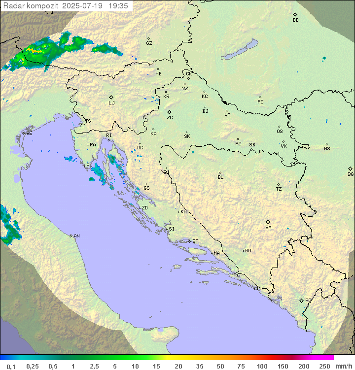 Padavine Hrvaška