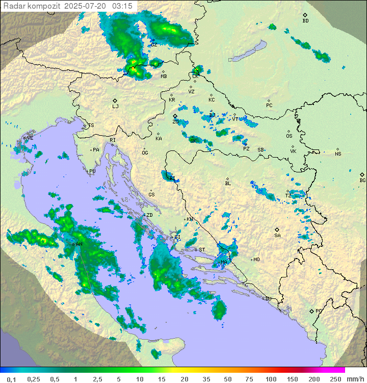 Padavine Hrvaška