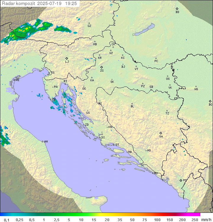 Padavine Hrvaška