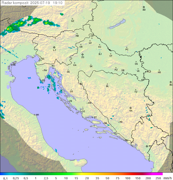 Padavine Hrvaška