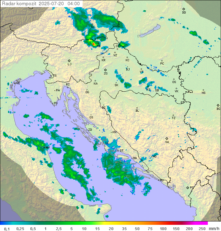 Padavine Hrvaška