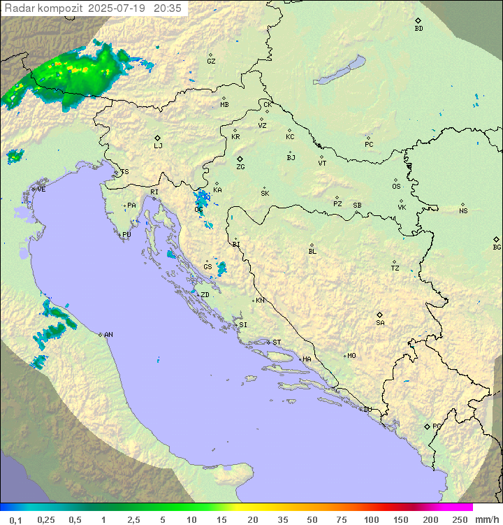 Padavine Hrvaška
