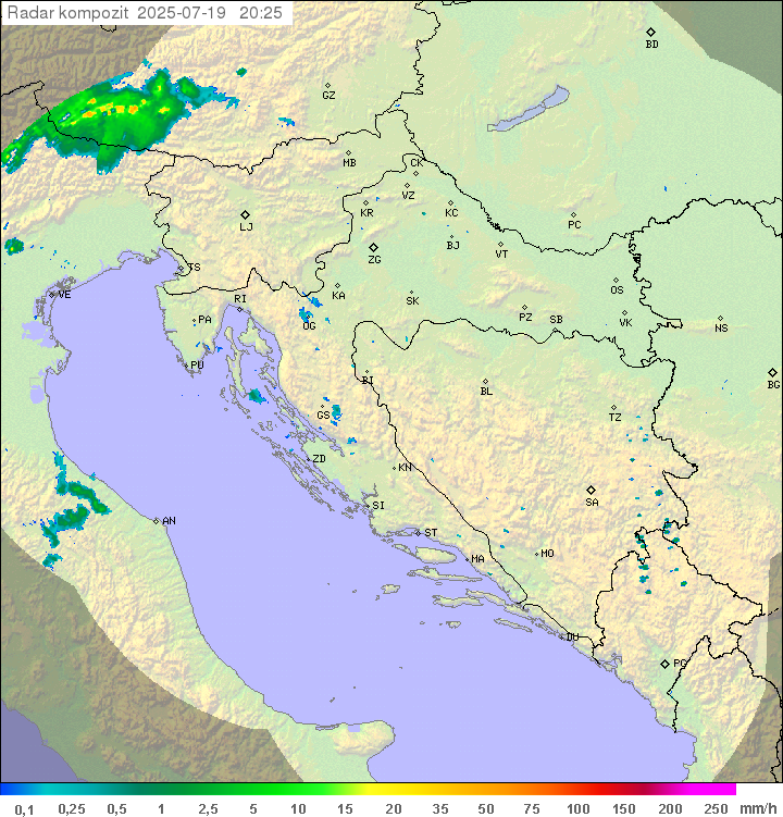Padavine Hrvaška