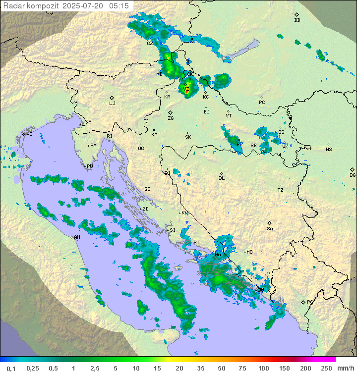 Padavine Hrvaška