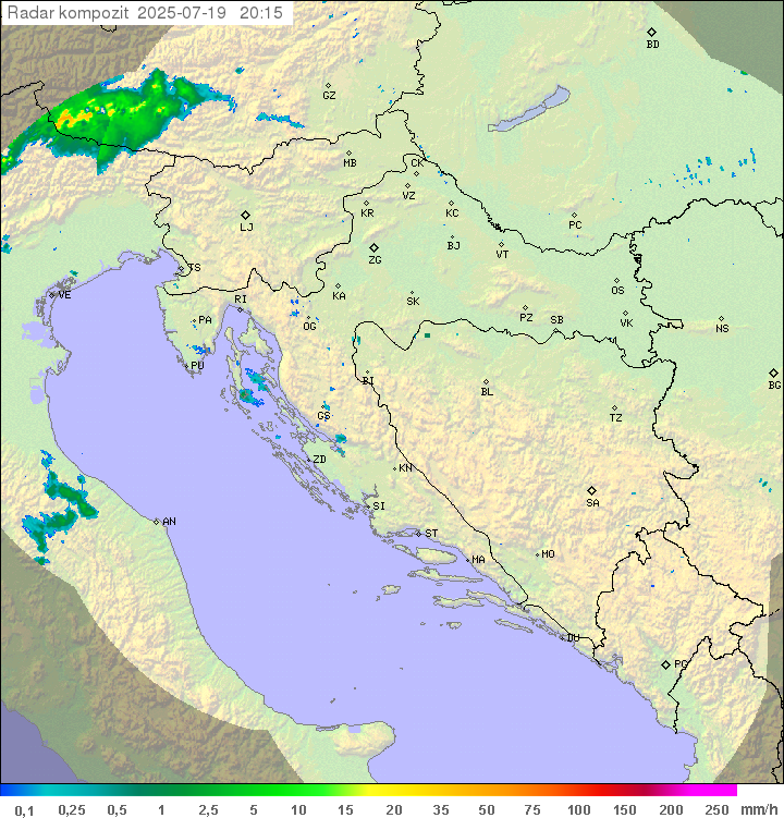 Padavine Hrvaška