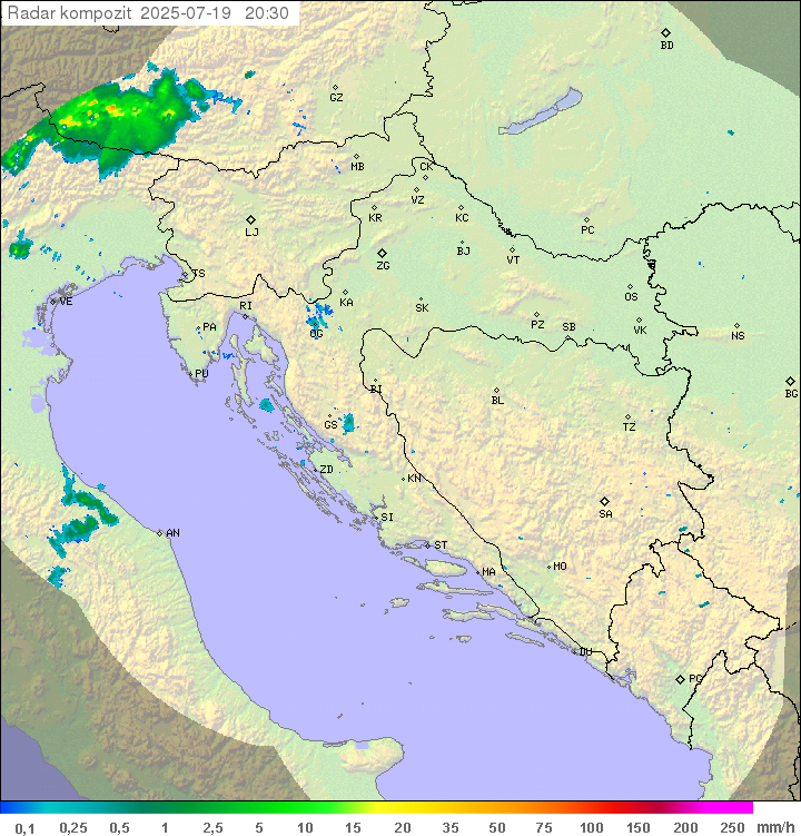 Padavine Hrvaška