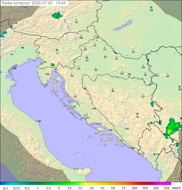 Padavine Hrvaška
