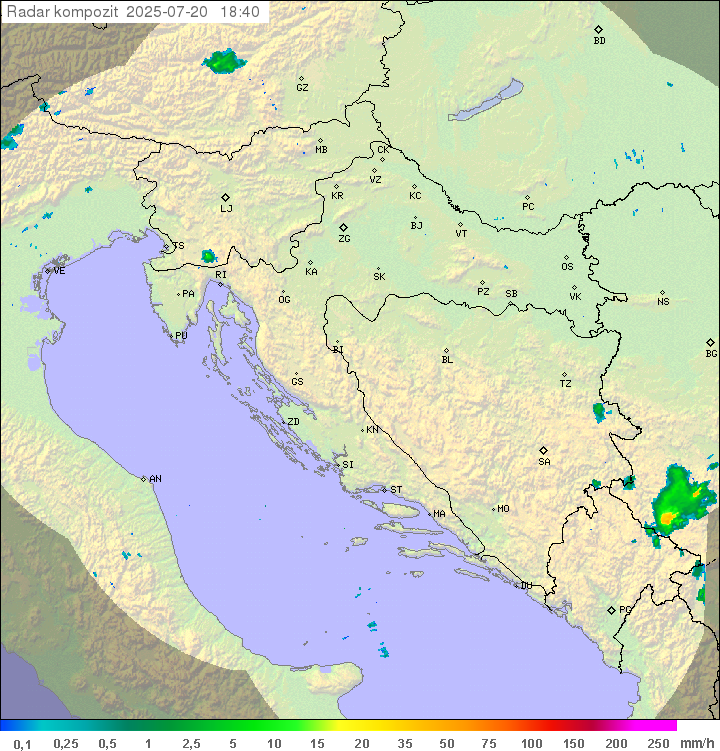 Padavine Hrvaška