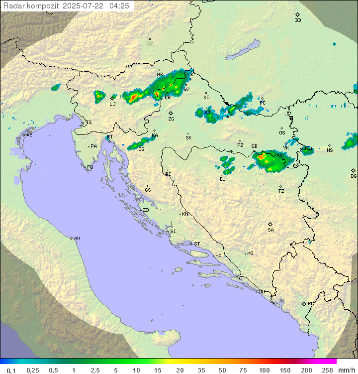 Padavine Hrvaška