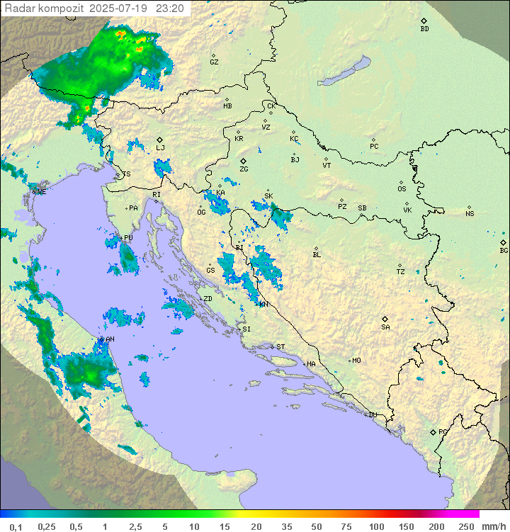 Padavine Hrvaška