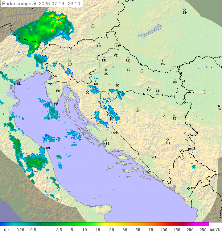 Padavine Hrvaška