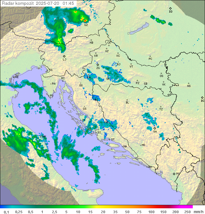 Padavine Hrvaška