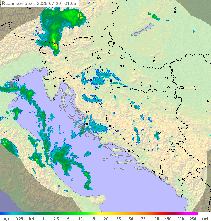 Padavine Hrvaška