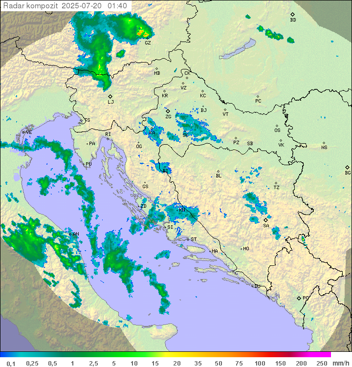 Padavine Hrvaška