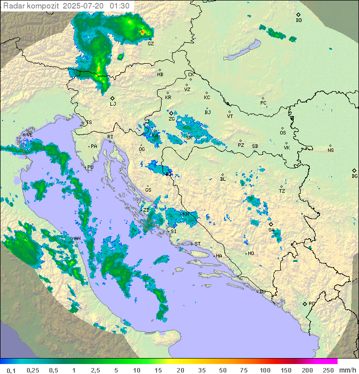Padavine Hrvaška