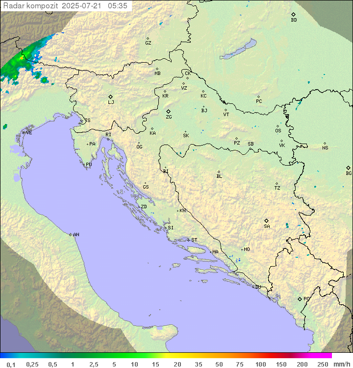 Padavine Hrvaška