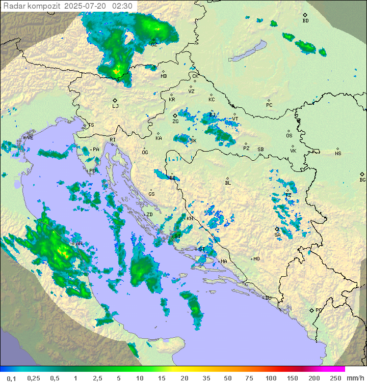 Padavine Hrvaška