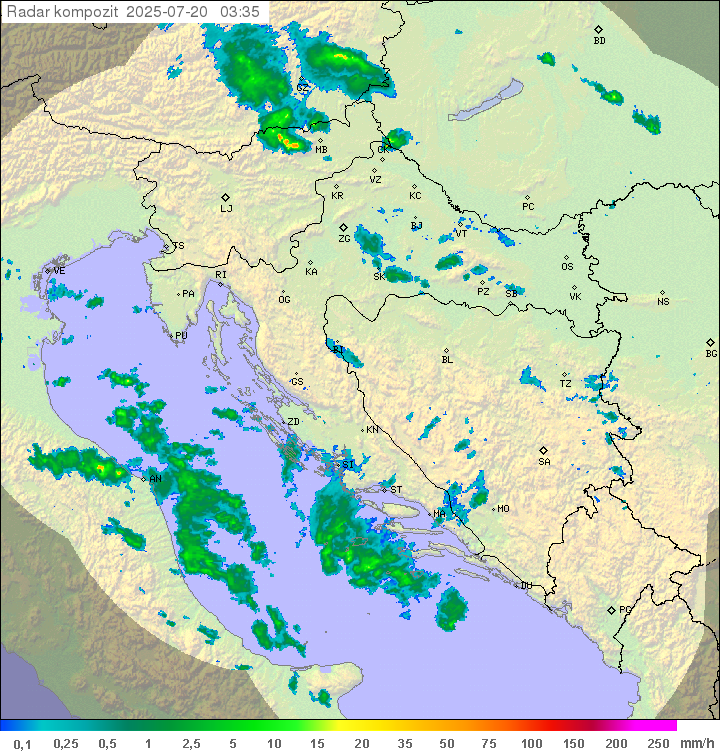 Padavine Hrvaška
