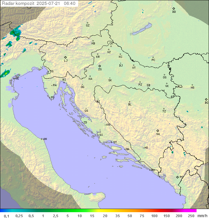 Padavine Hrvaška
