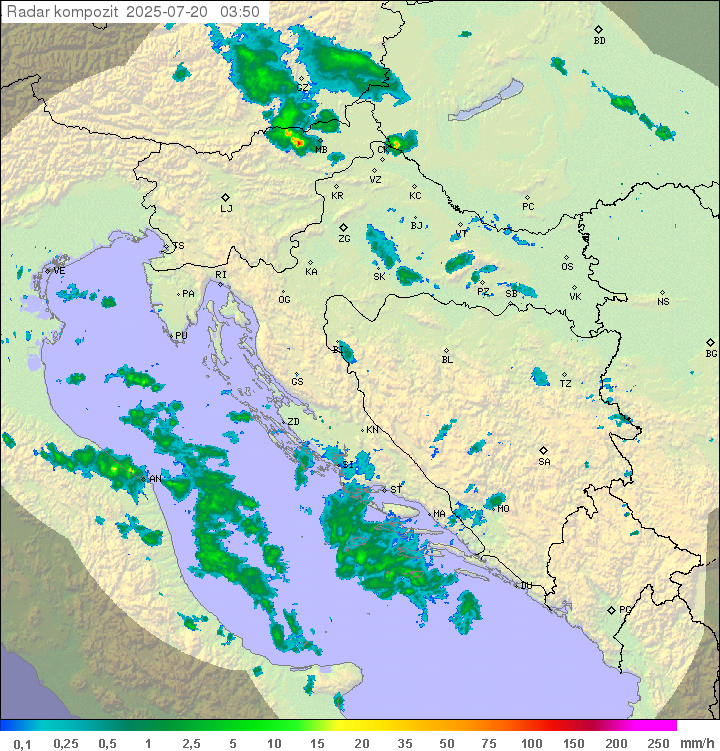 Padavine Hrvaška