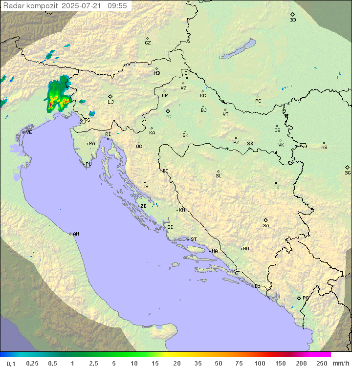 Padavine Hrvaška