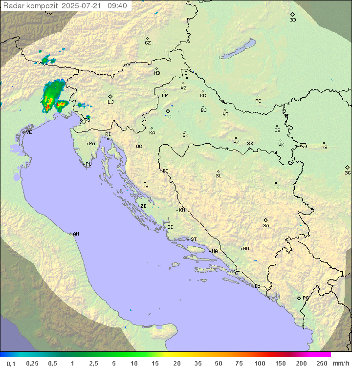 Padavine Hrvaška