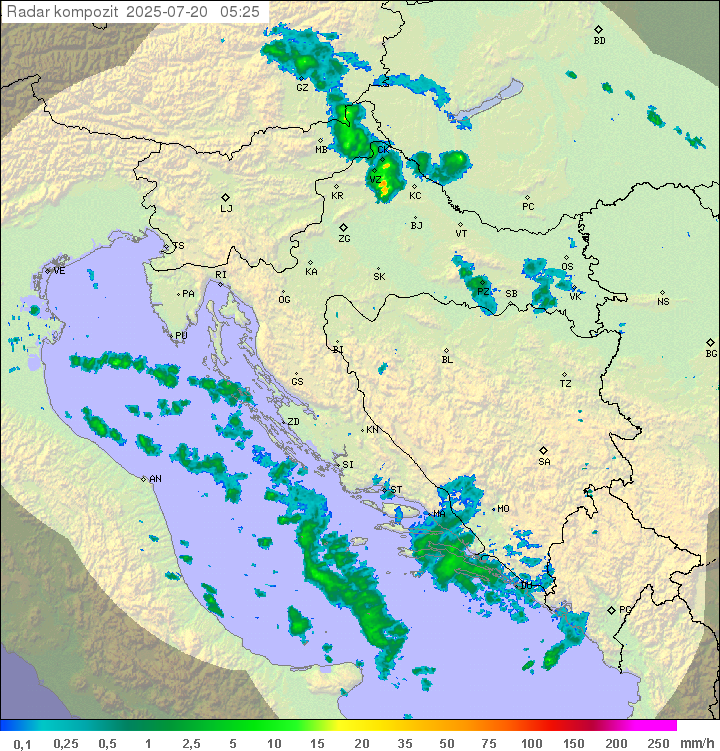 Padavine Hrvaška