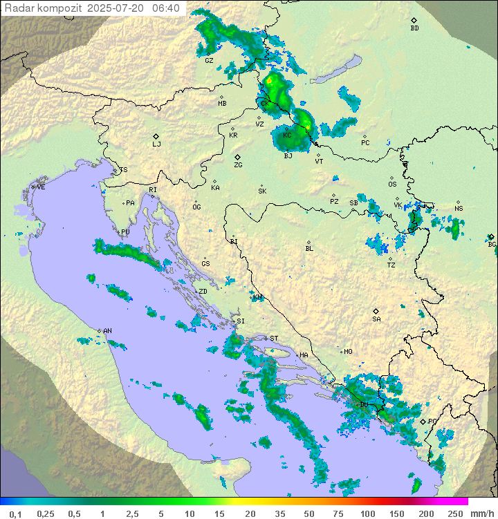Padavine Hrvaška