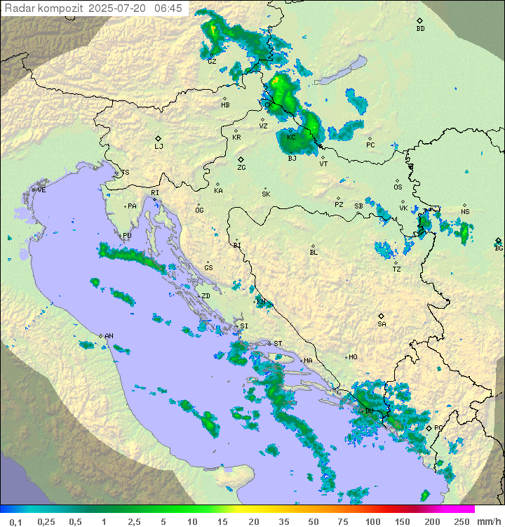 Padavine Hrvaška