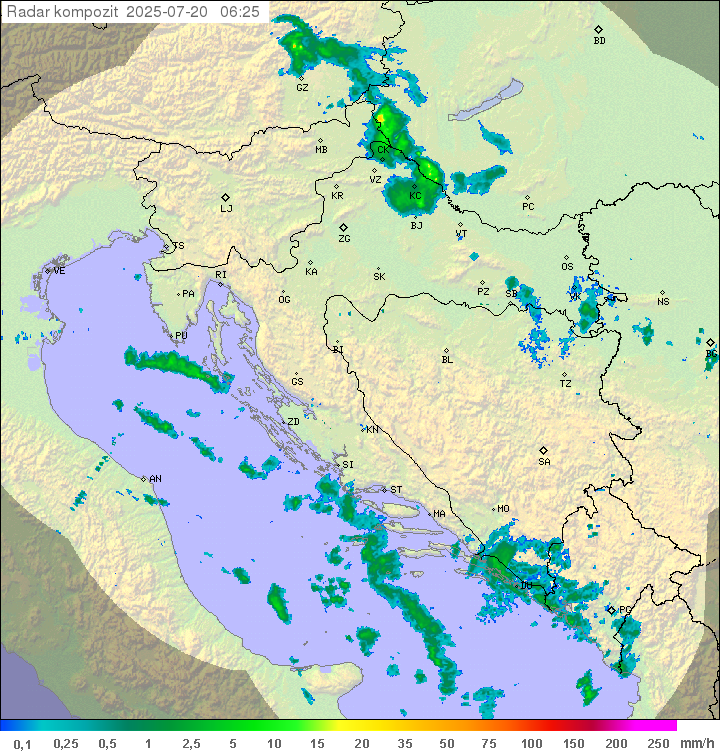 Padavine Hrvaška