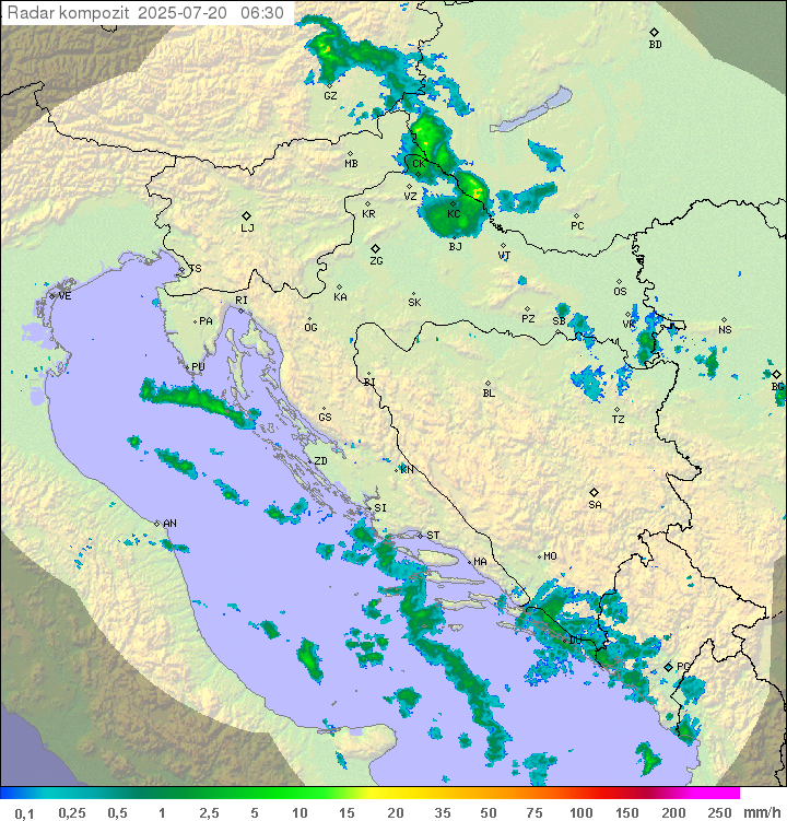 Padavine Hrvaška