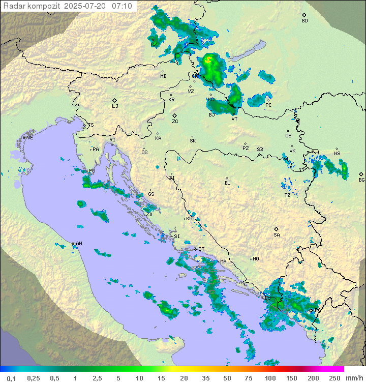 Padavine Hrvaška