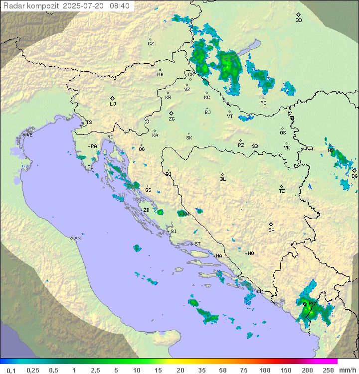 Padavine Hrvaška