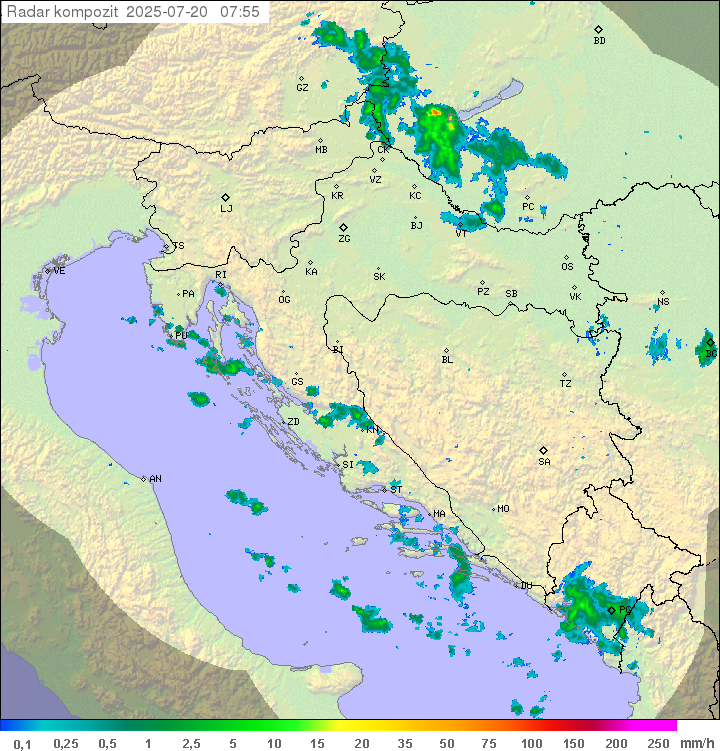 Padavine Hrvaška